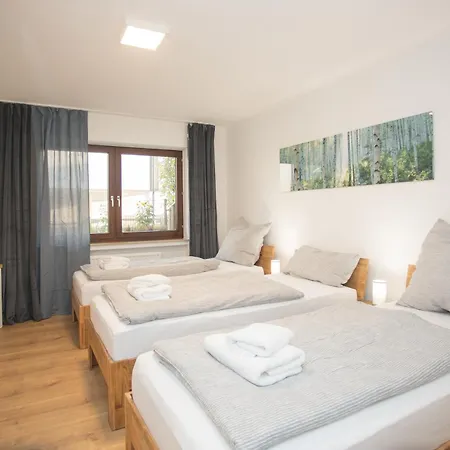 Deluxe For 5 - 2 Bedrooms - Free Private Parking - 5 Min To Slopes - Terrace Apartmán Winterberg